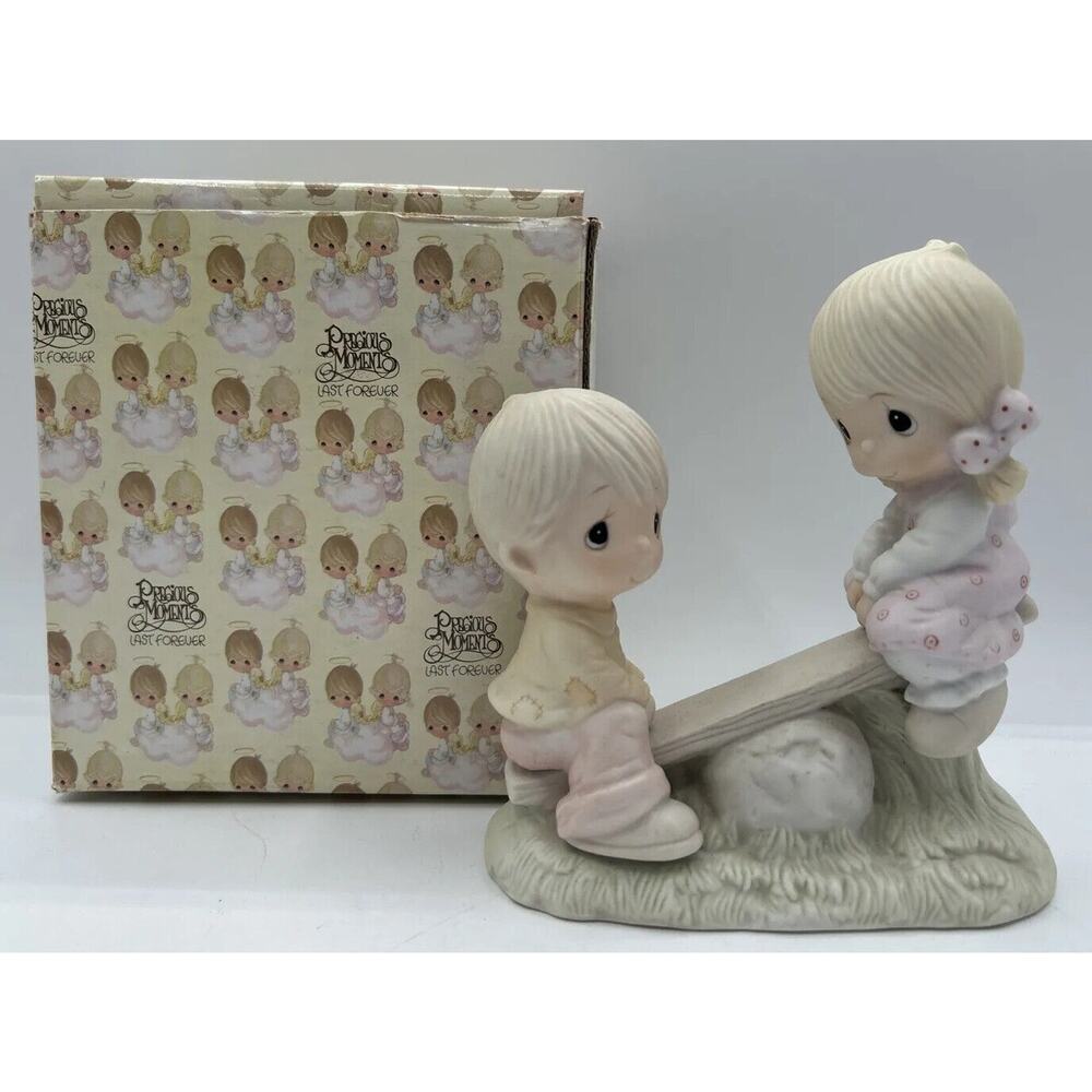 1978 Enesco Precious Moments Love‎ Lifted Me Figurine U59